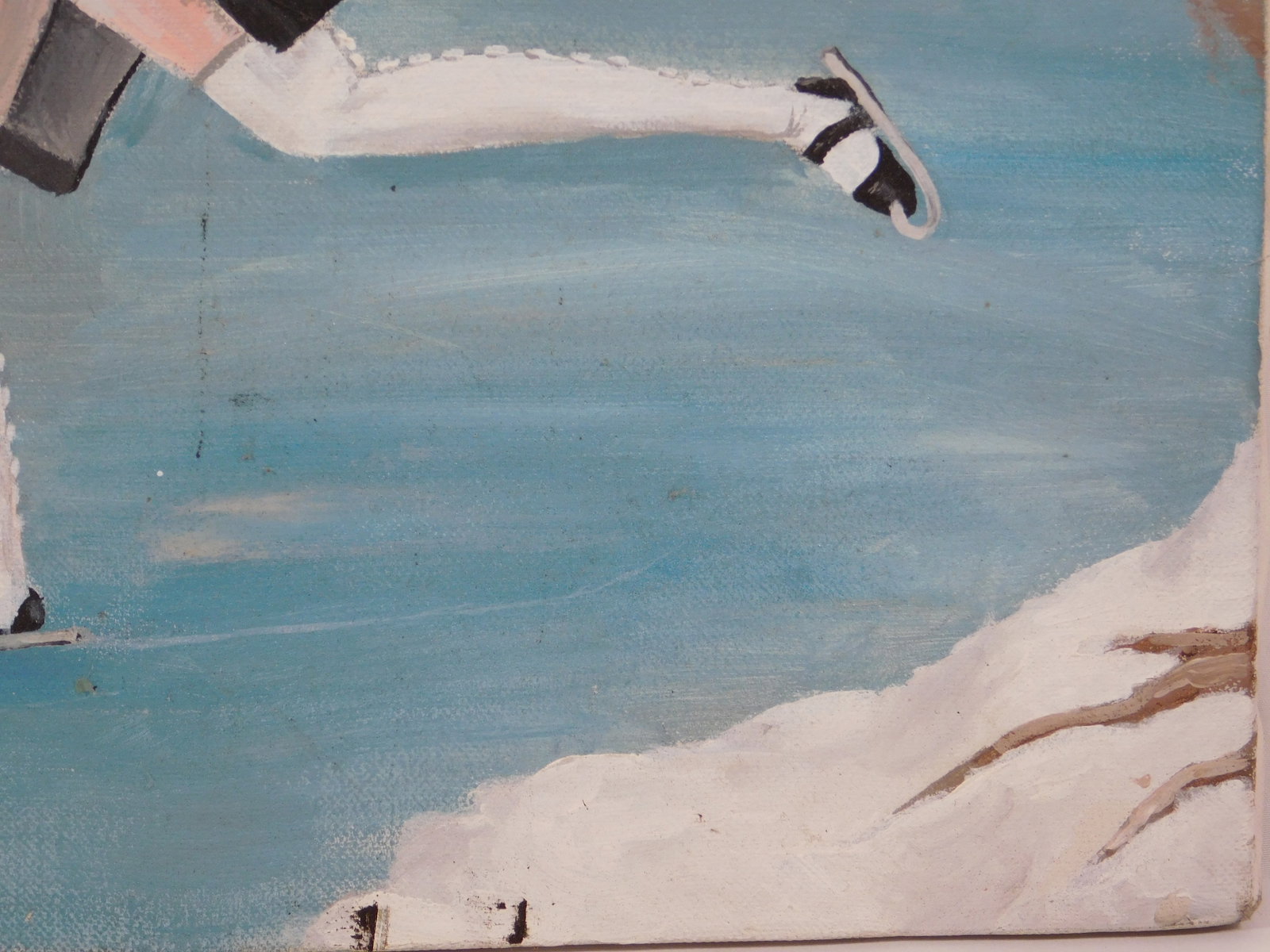 Ice Skating Winter Scene - 6