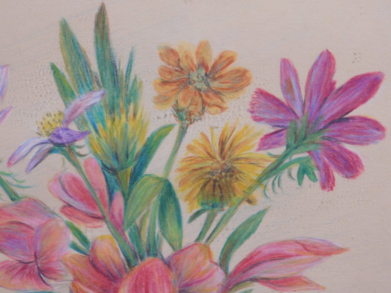 Low Vase with Flowers - 4