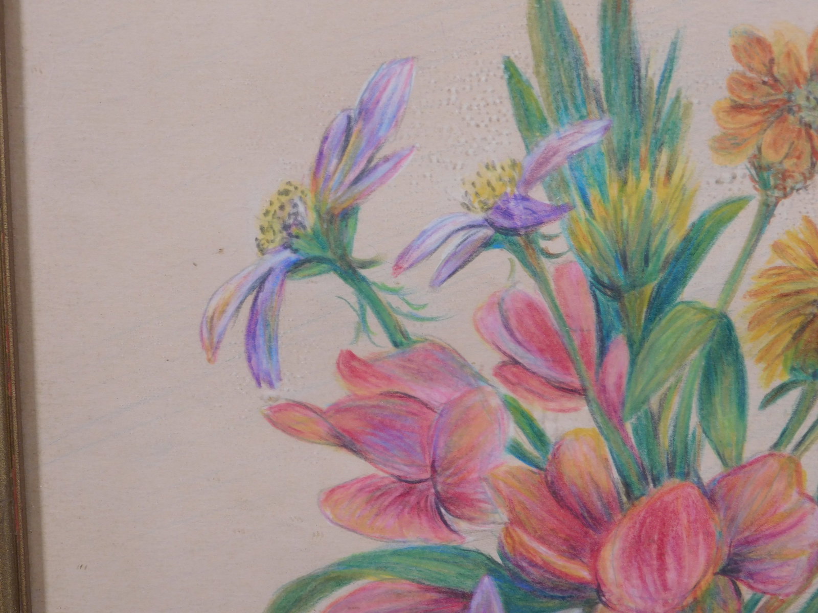 Low Vase with Flowers - 5