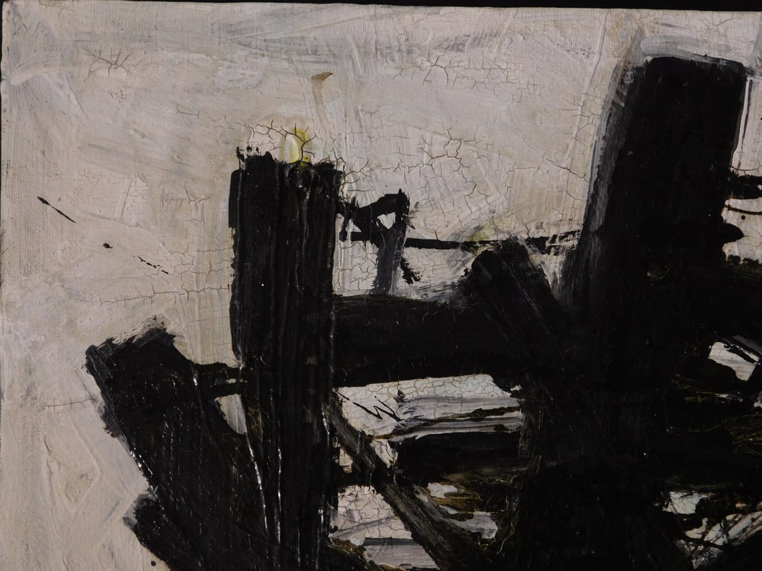 Franz Kline Attributed: Abstract Composition - 17