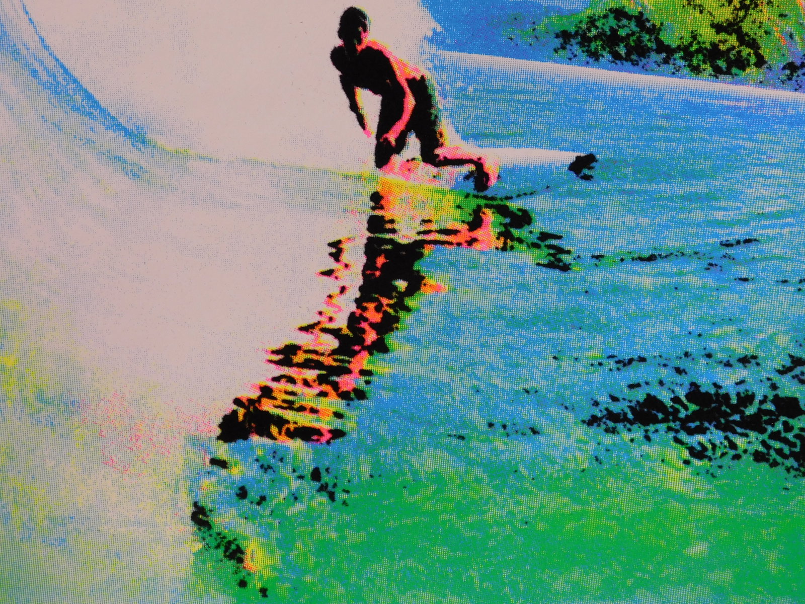 Surf Reef Blacklight Poster - 3