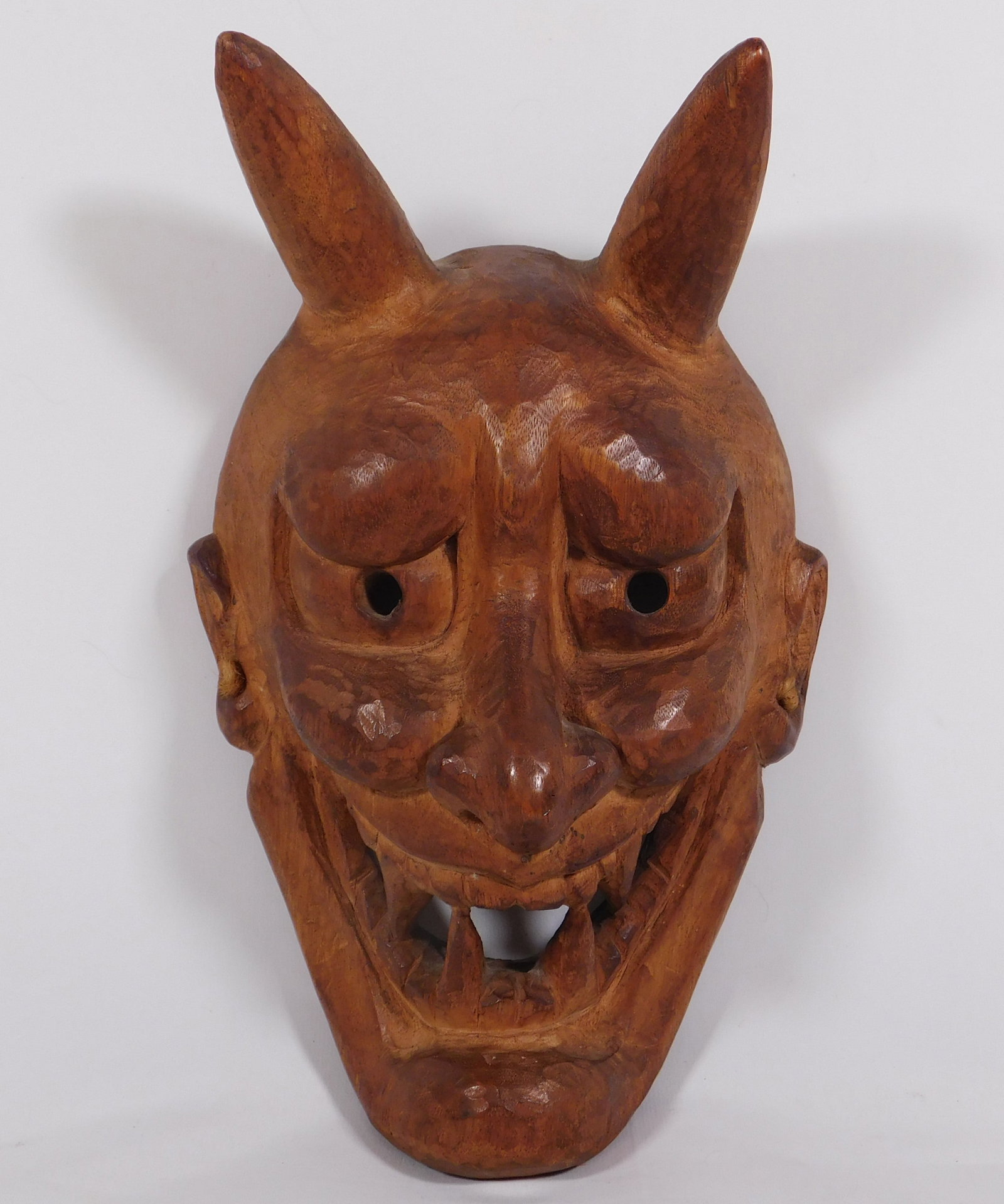 Oni Mask: Oni Mask, Late 18th, early 19th century. Hand carved wood. Oni masks, also known as ogre masks or demon masks, are a type of face mask worn in various traditional ceremonies and performances around
