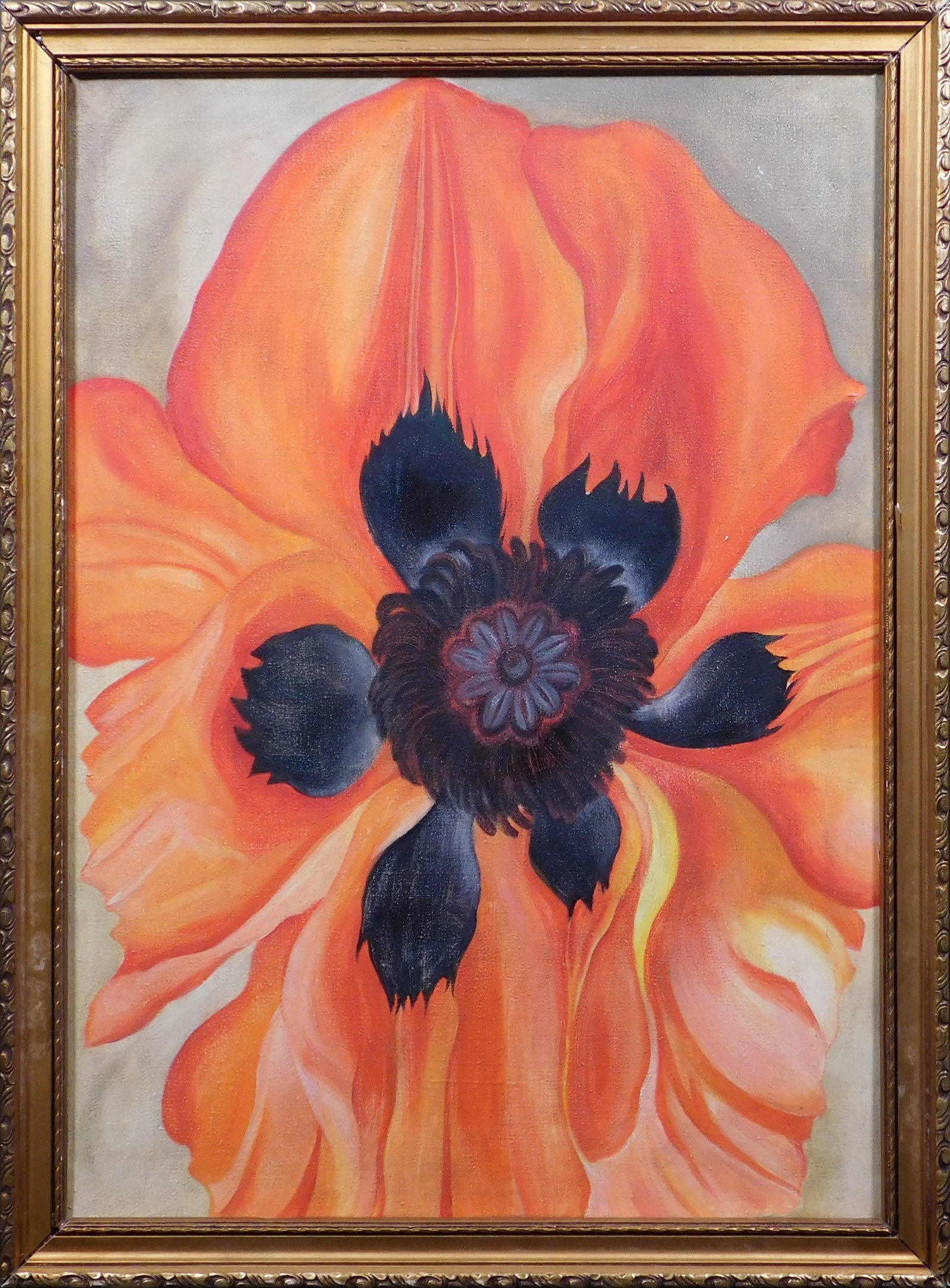 Georgia O'Keeffe Attributed: Red Poppy (1 of 10)