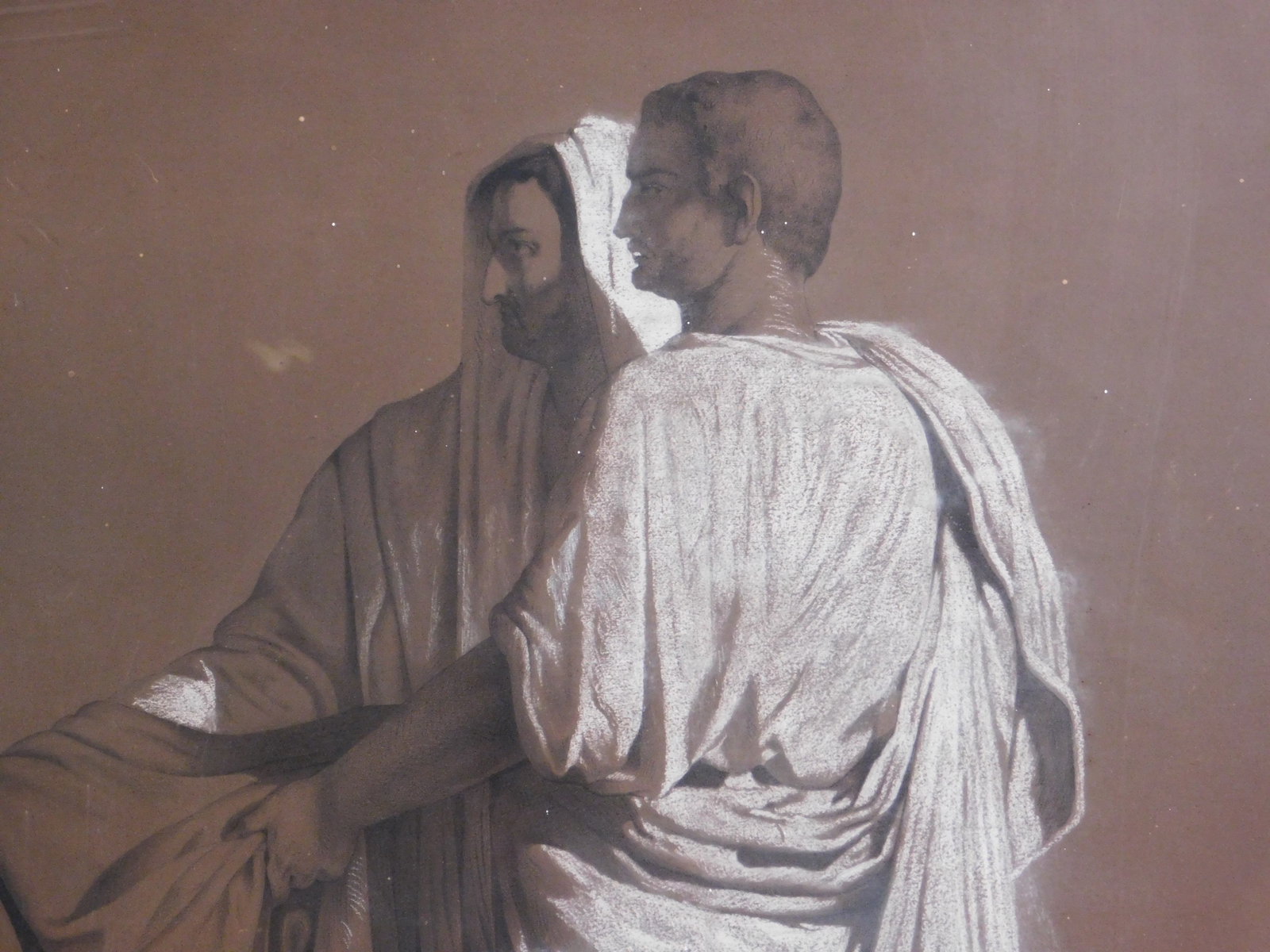E Shubert: Two Robed Figures (Orpheus and Eurydice) - 2