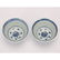 Pair of Chinese Blue & White Porcelain Bowls - 2