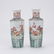 Mirror Pair Chinese Famille Verte Porcelain Vases - 4