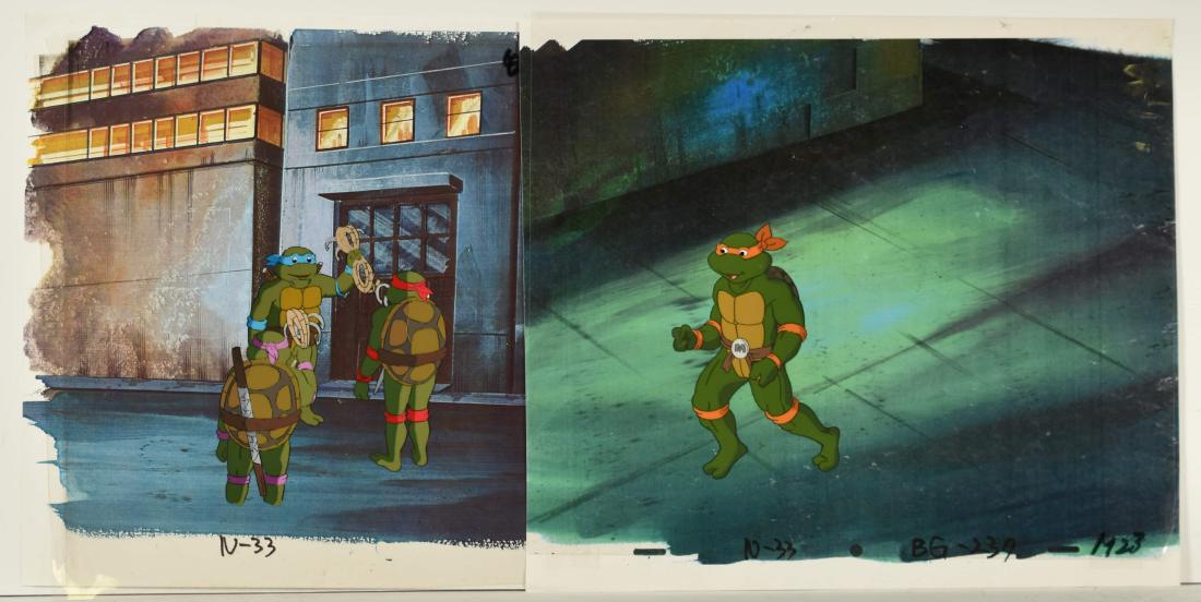 A Pair of (TMNT) Turtles Production Cels (1 of 5)