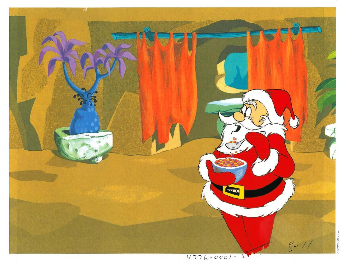 Flintstone Prod. Cel from 1980's Fruity Pebbles (1 of 2)