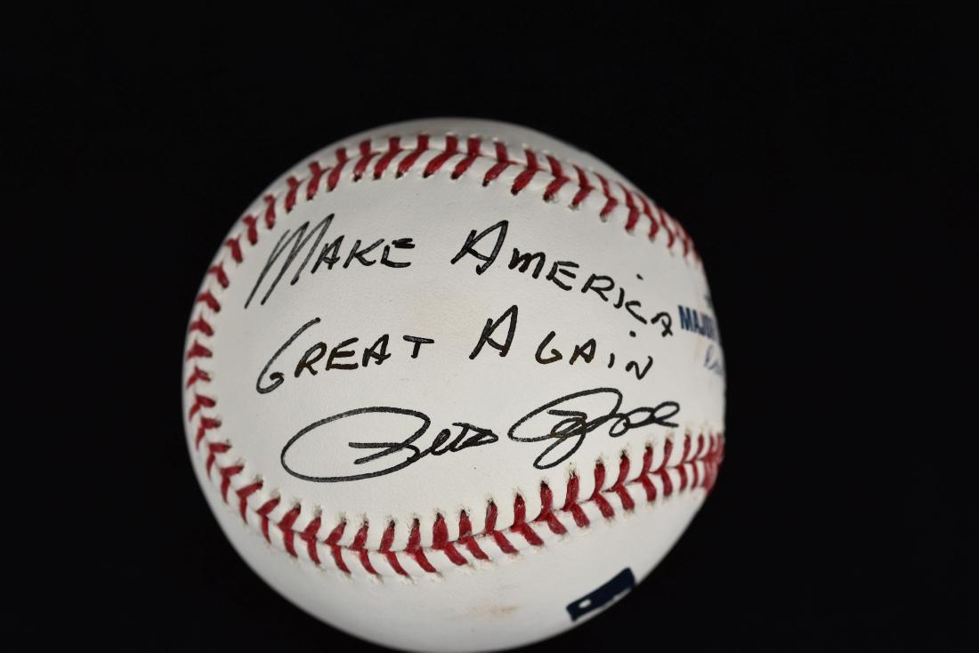 Pete Rose signed Ball inscribed "Make America Great (1 of 4)