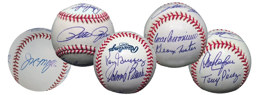 Reds Big Red Machine - Signed Starting 8 Ball (1 of 6)