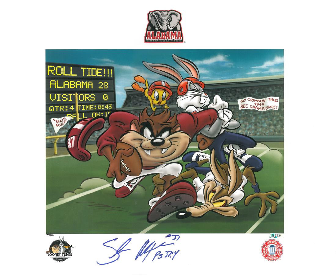 Shaun Alexander Signed LE Lithograph "Roll Tide " (1 of 4)