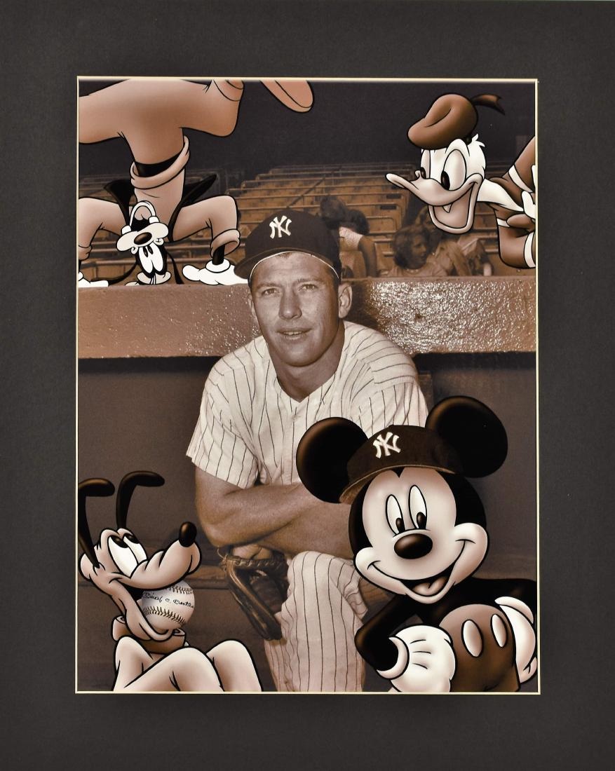 Disney/MLB - Mickey Mouse & Mickey Mantle Fuji Crystal (1 of 3)