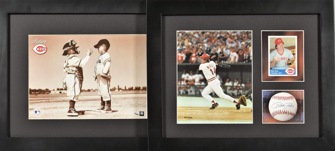 2 framed Reds lithograph-Rose 4192 & Future Reds (1 of 6)