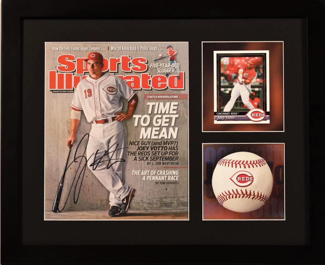 Framed & Signed Joey Votto Sports Illustrated Litho (1 of 4)