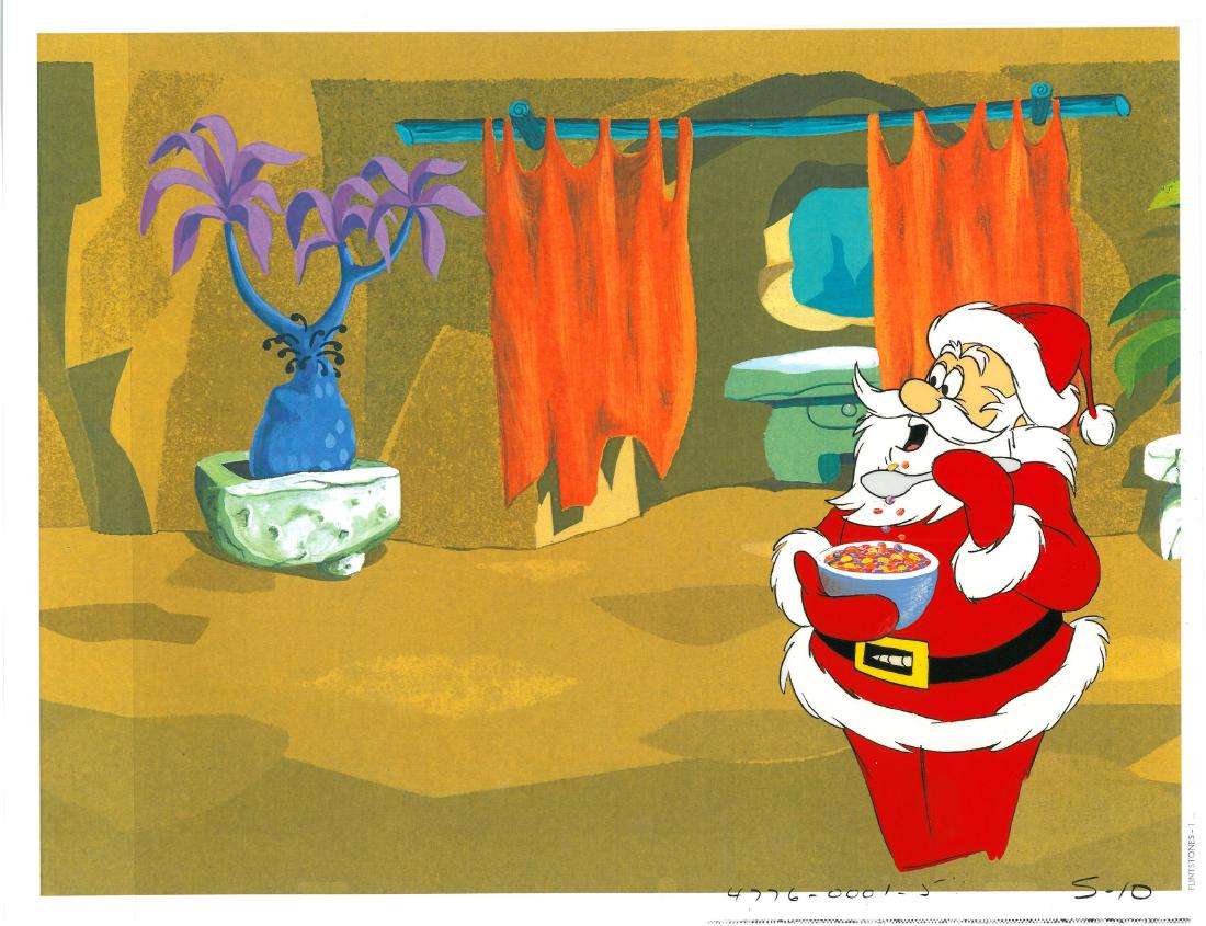 Flintstone Prod. Cels from 1980's Fruity Pebbles (1 of 4)