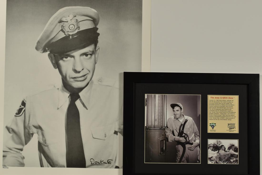 Signed AGS - Don Knotts LE poster & Gomer Pyle Litho (1 of 8)