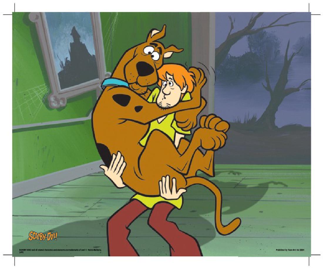 Scooby-Doo LE Sericel  Scooby & Shaggy- Fearless Duo (1 of 3)