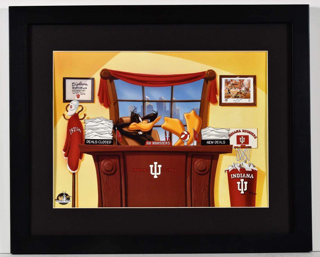 L.E. Warner Bros. Lithograph "IU Business Warrior" (1 of 3)