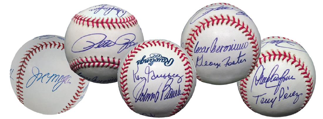 Reds Big Red Machine - Signed Starting 8 Ball (1 of 6)