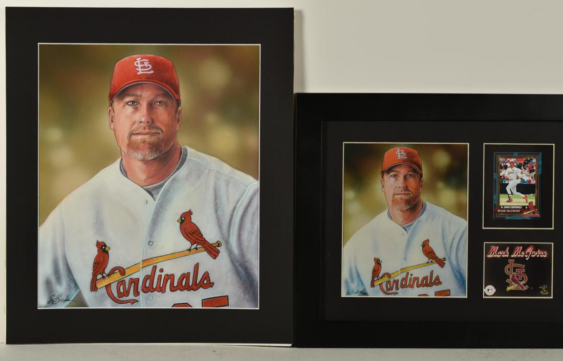 Mark McGwire-Cardinal- Original HP Portrait & Framed LE (1 of 5)
