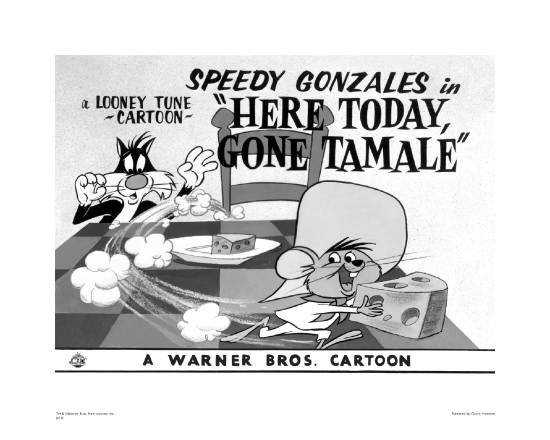 Warner Bros. Giclee -Here Today, Gone Tamale - (1 of 2)