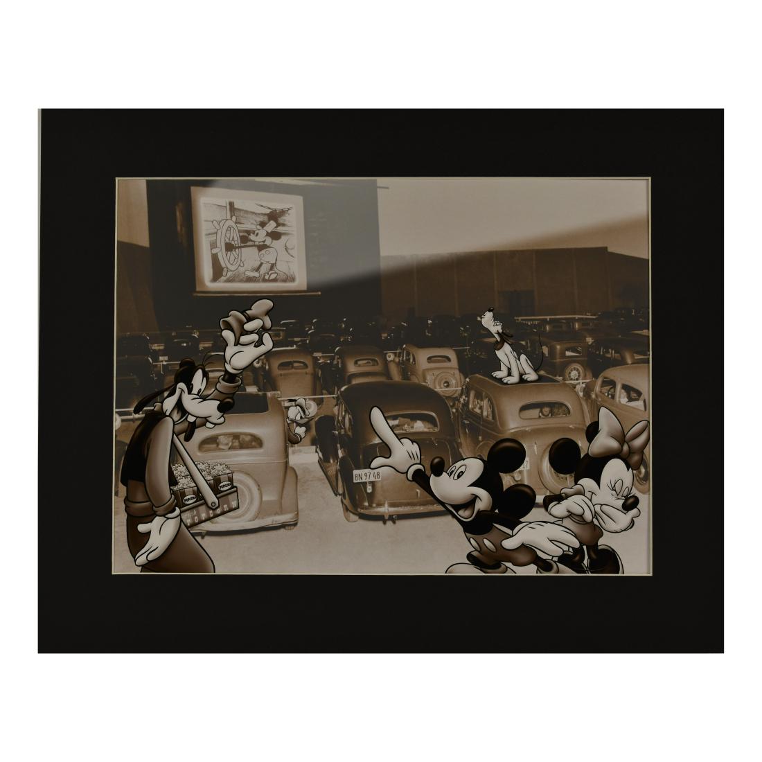 Mickey Mouse - Drive-In Archival Lithograph (1 of 2)