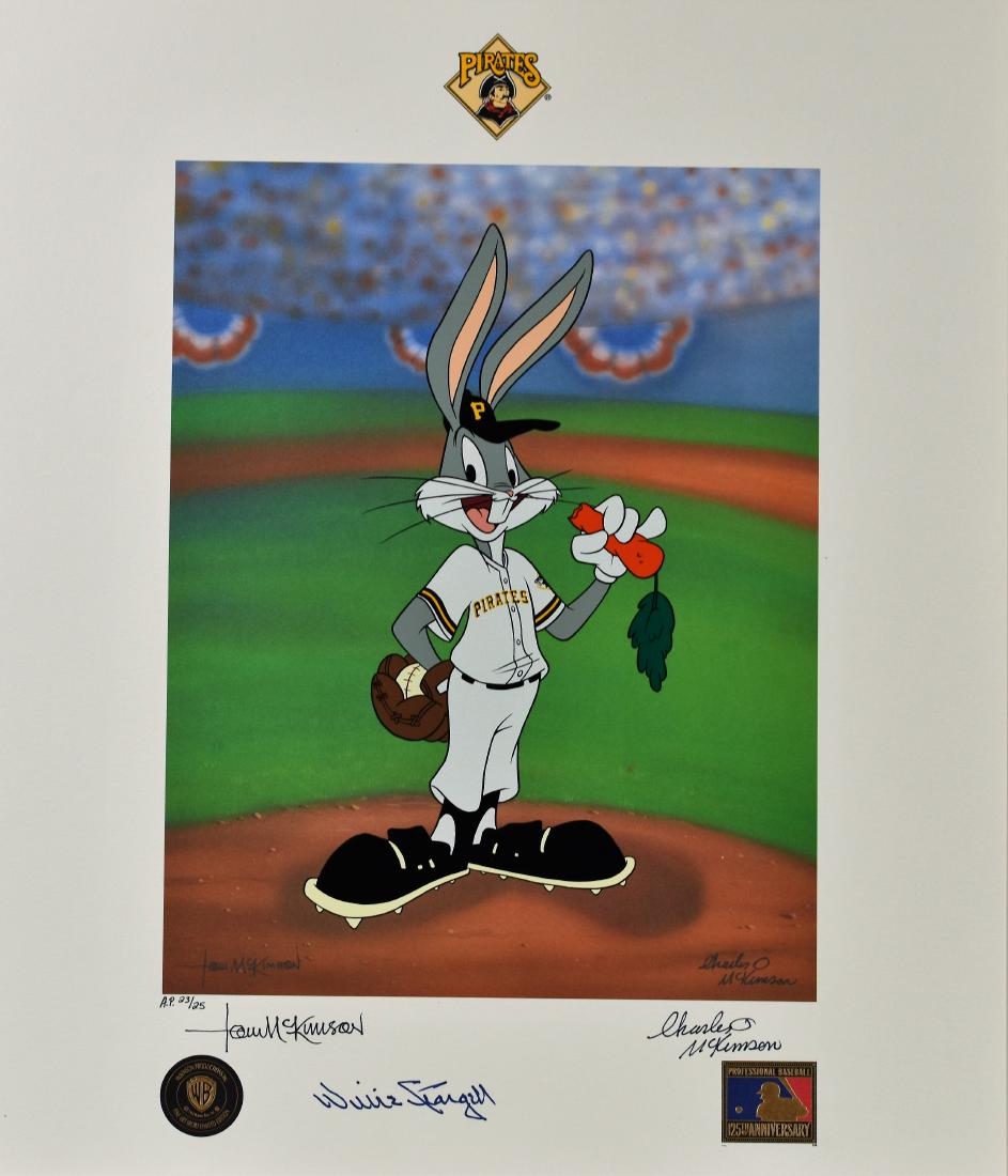 Signed Willie Stargell Warner Bros. Pirates Litho (1 of 5)