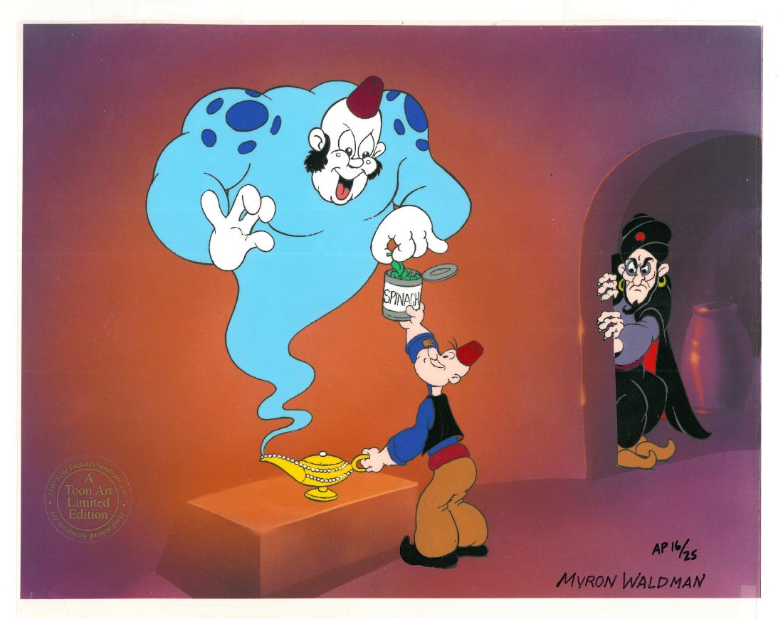 Popeye - LE HP Cel signed Waldman-Genie (1 of 2)