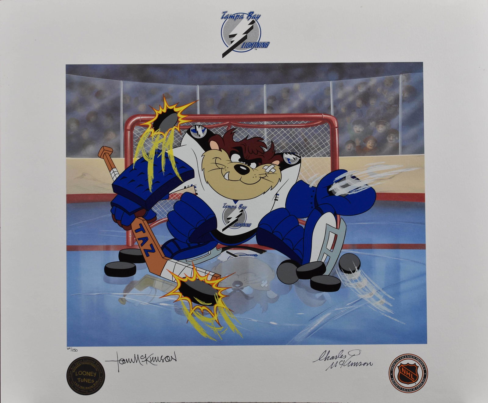 Tampa Bay Lightning - Taz Lithoserigraph (1 of 5)