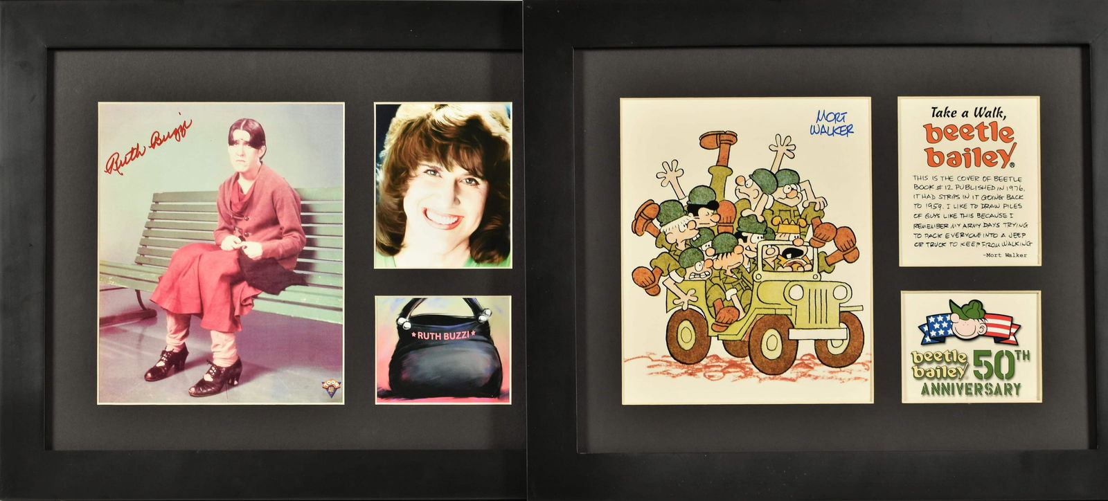 Ruth Buzzi Signed & Framed  Beatle Bailey -Signed (1 of 5)