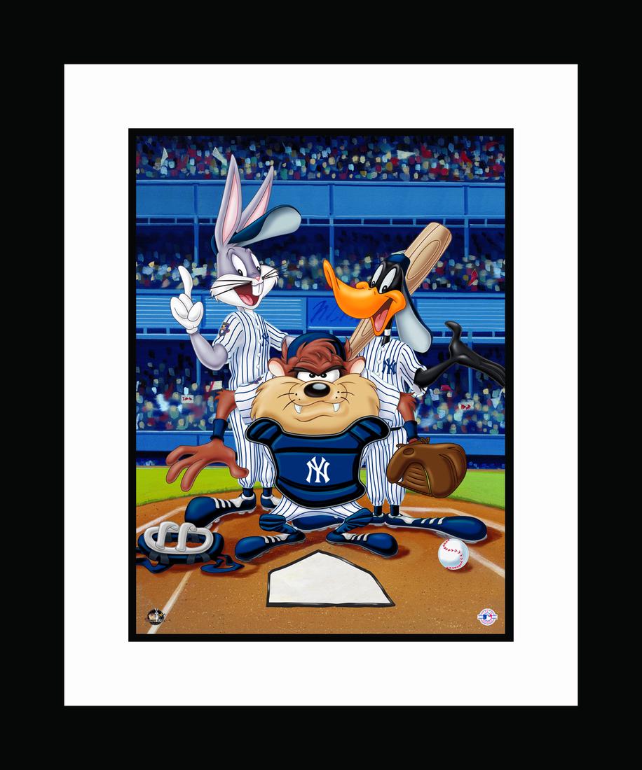 At The Plate New York Yankees Bugs Bunny, Taz, Apr 24, 2020