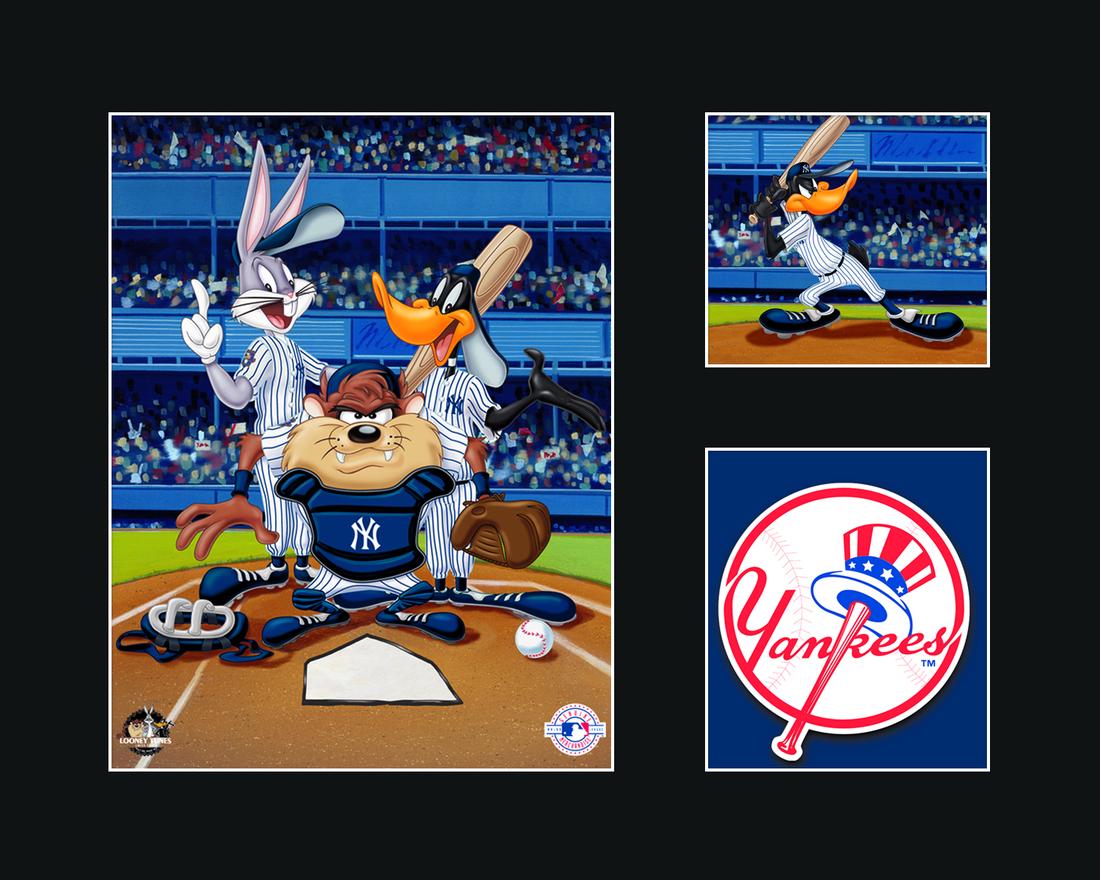 Warner Bros. New York Yankees Matted L.E. Lithograph (1 of 1)