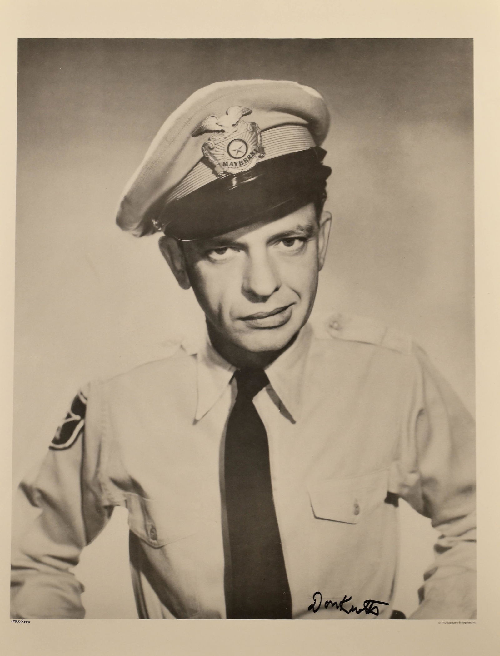 Barney Fife  - Signed Don Knotts (1 of 4)