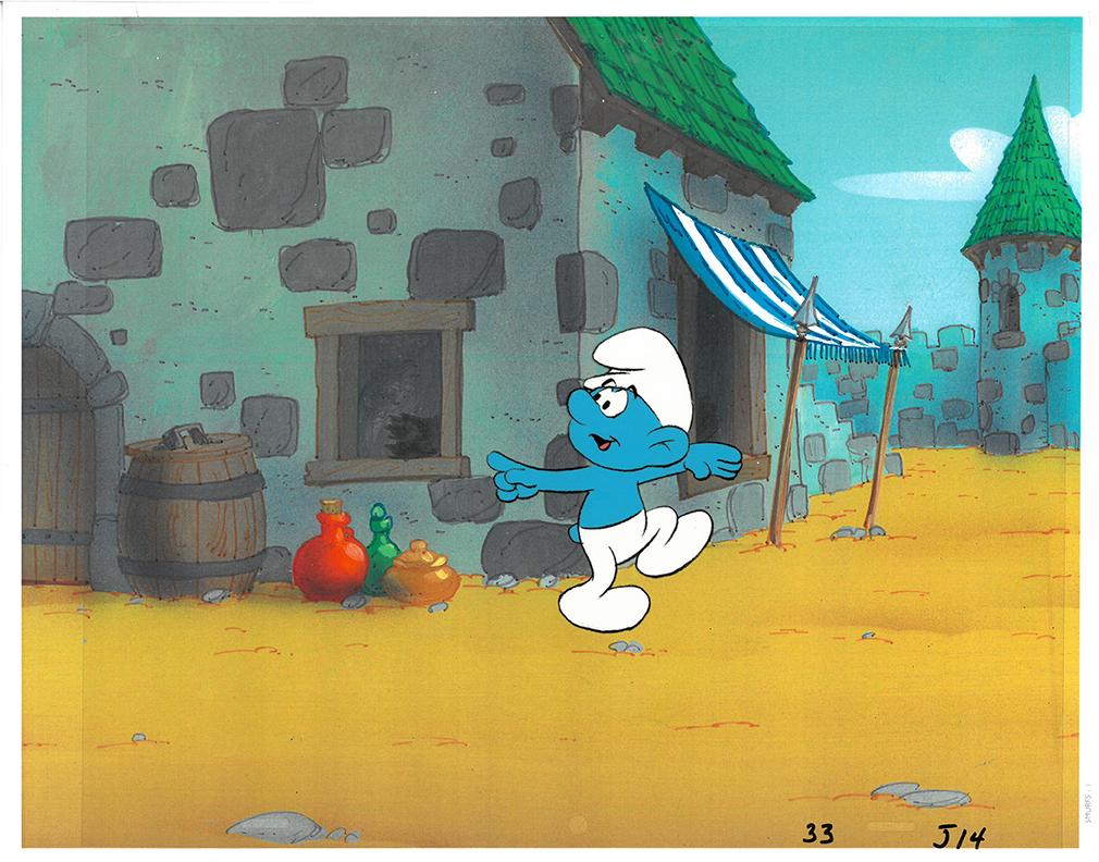 Smurfs - An Original Production Cel - Papa Smurf (1 of 1)