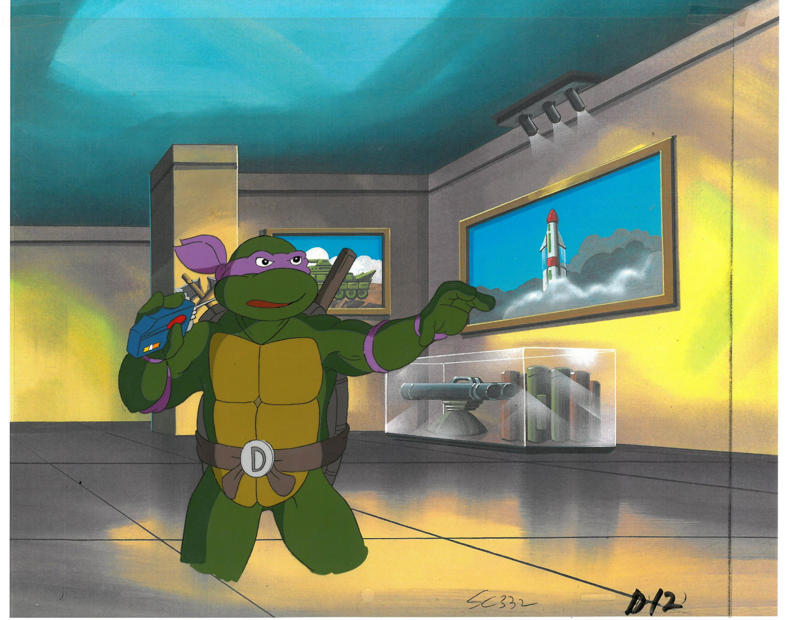 Donatello of (TMNT) Turtles- Original Production Cel (1 of 1)