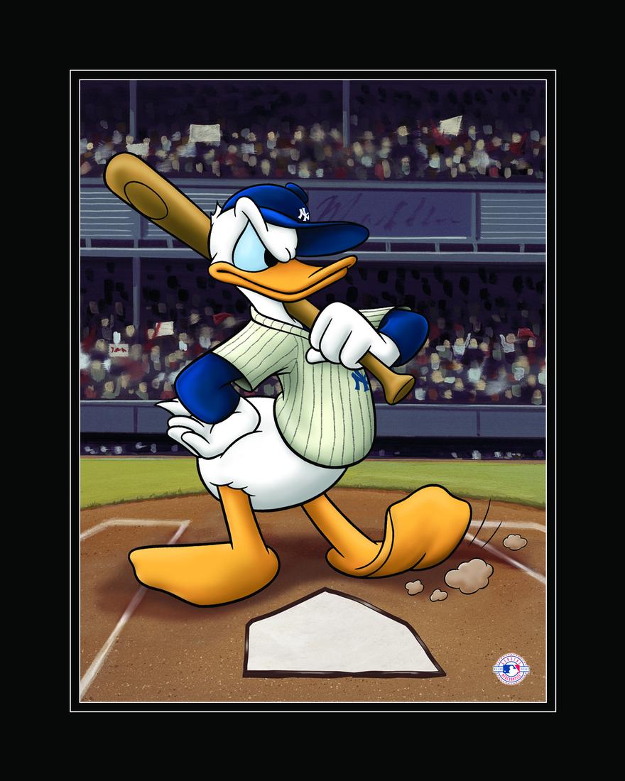 Disney- Donald Duck - New York Yankee Giclee (1 of 2)