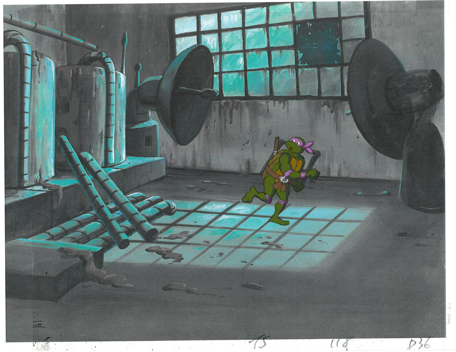 Donatello of (TMNT) Turtles- Original Production Cel (1 of 1)