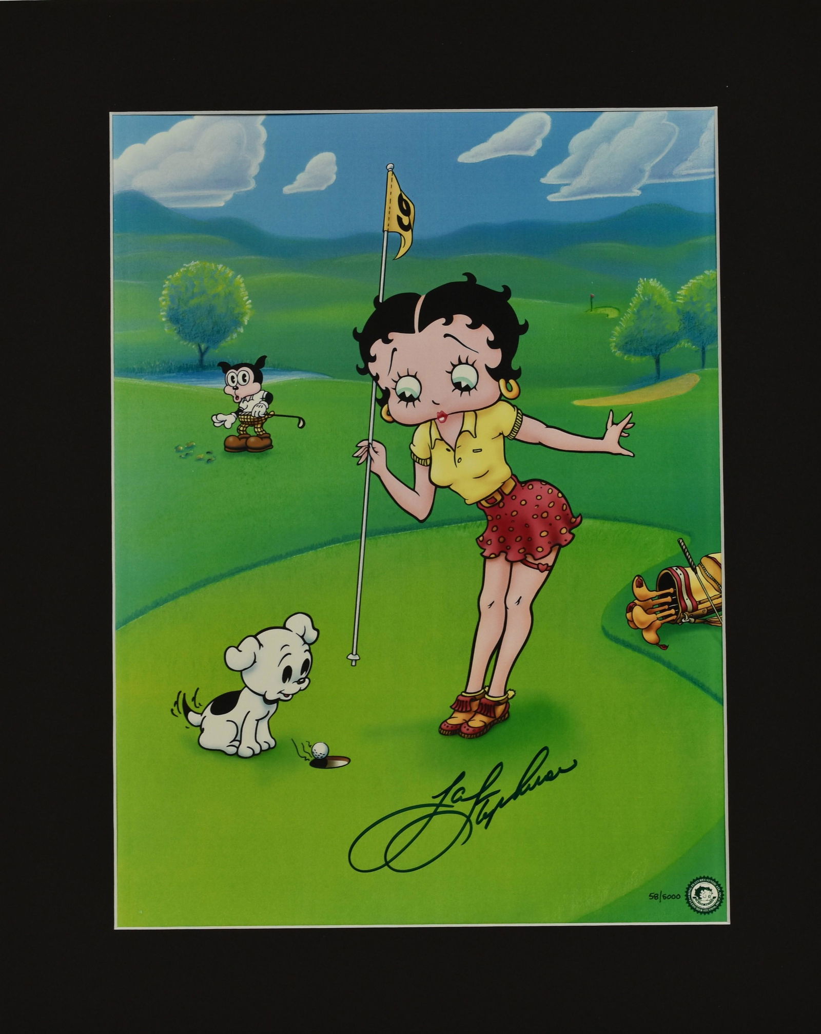 Betty Boop Lithograph - Signed Jan Stephenson (1 of 3)