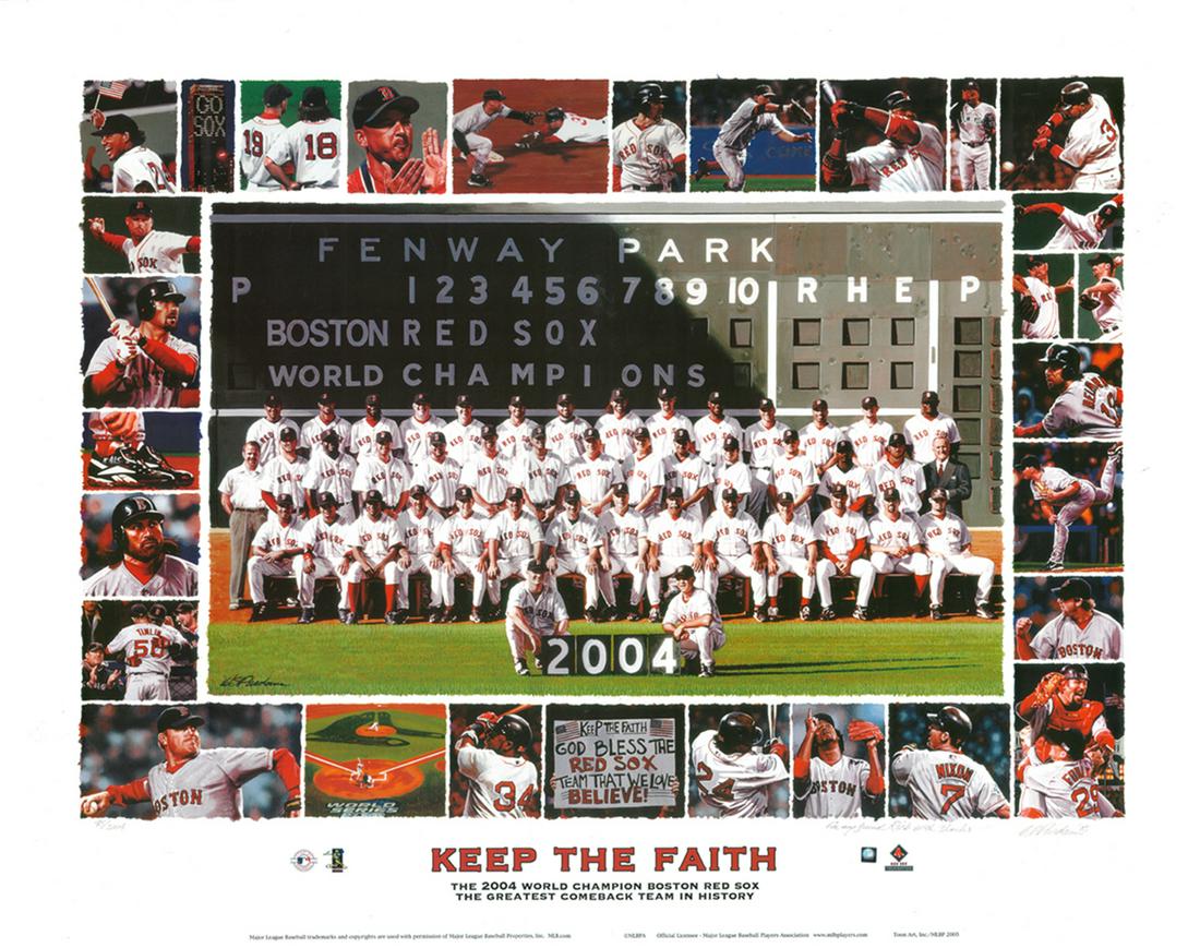 Boston Red Sox - Keep the Faith - Bill Purdom Signed (1 of 1)