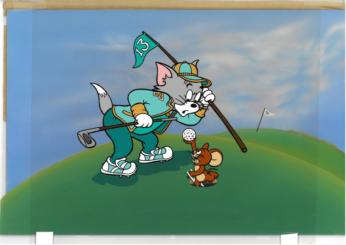 Tom and Jerry - Original HP Cel and Hand-Painted (1 of 1)