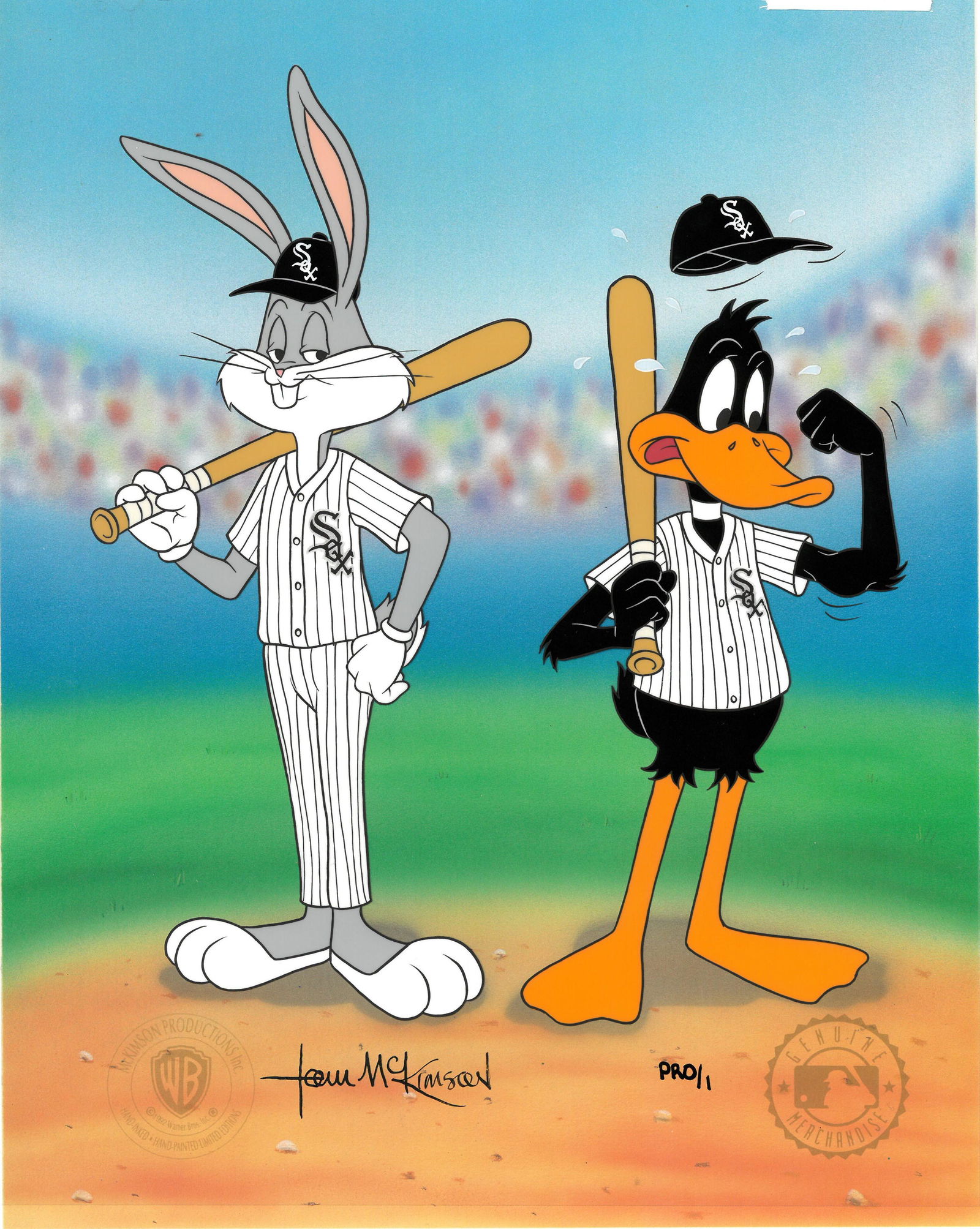 Chicago White Sox -Bugs Bunny and Daffy Duck Original (1 of 3)
