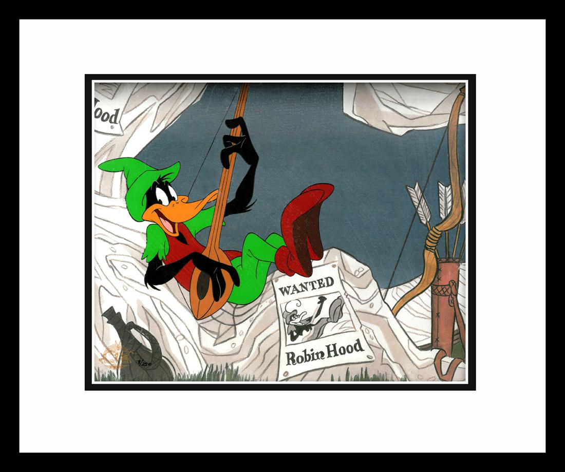 Daffy Duck - Hand-Painted LE Cel - Robinhood (1 of 1)