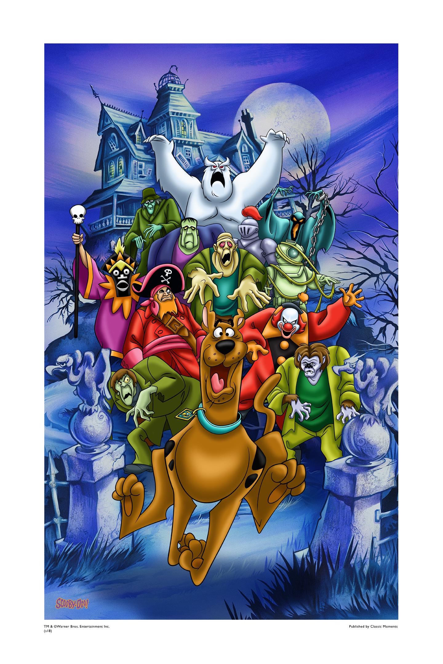 Scooby-Doo and the Monsters - Fine Art Lithograph (1 of 1)