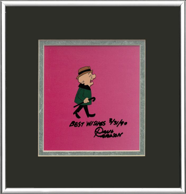Mr. Magoo- Signed-Hand-Painted Cel - 1976 - Boston Tea (1 of 1)