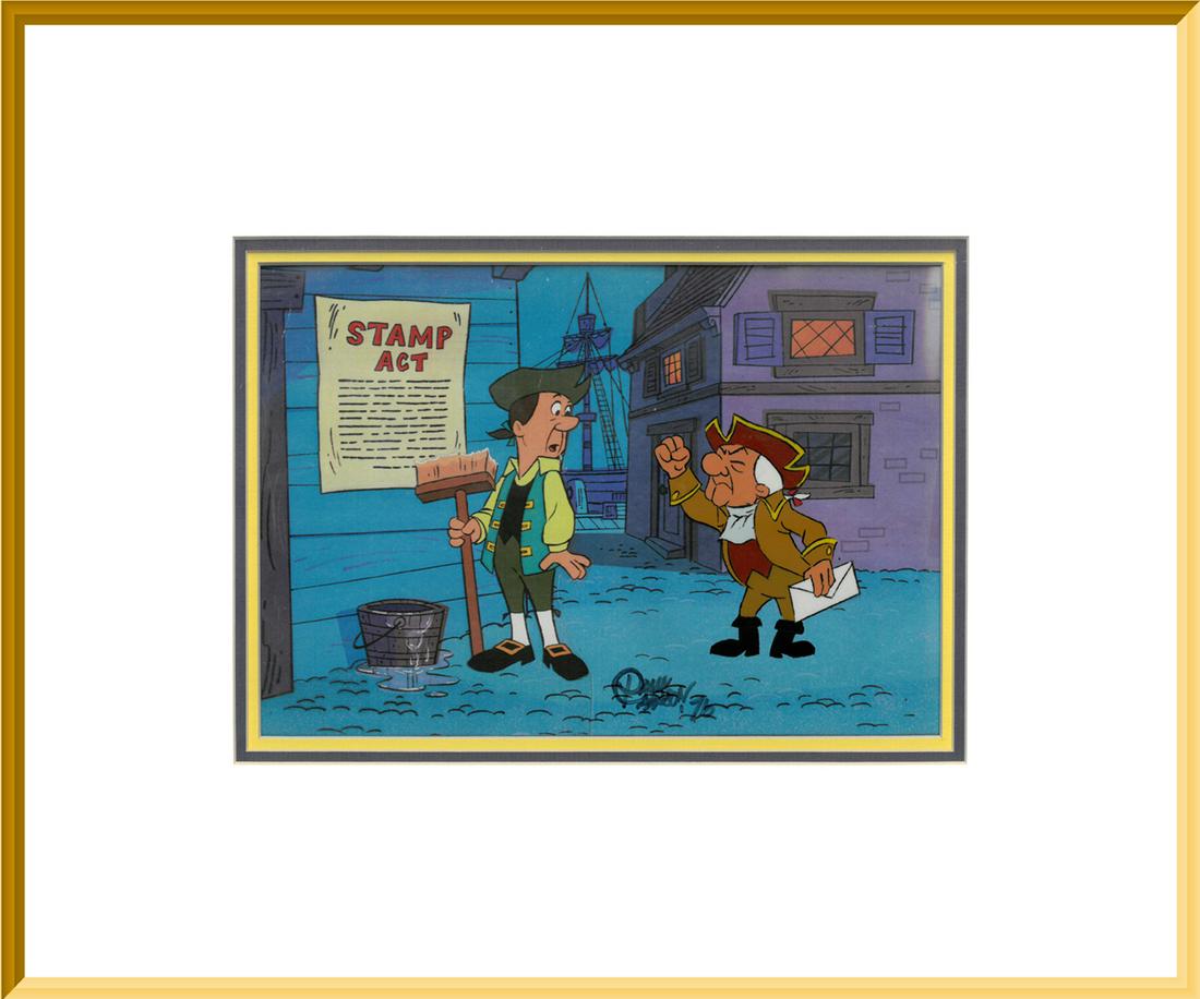 Mr. Magoo- Signed-Hand-Painted Cel - 1976- Best Wishes (1 of 1)