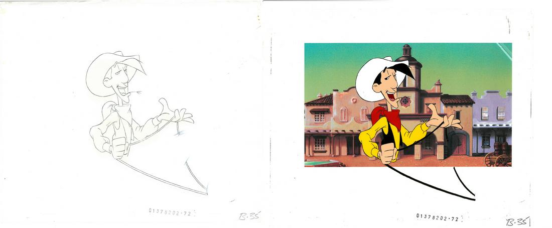 Lucky Luke- Original Production Cel (1 of 1)