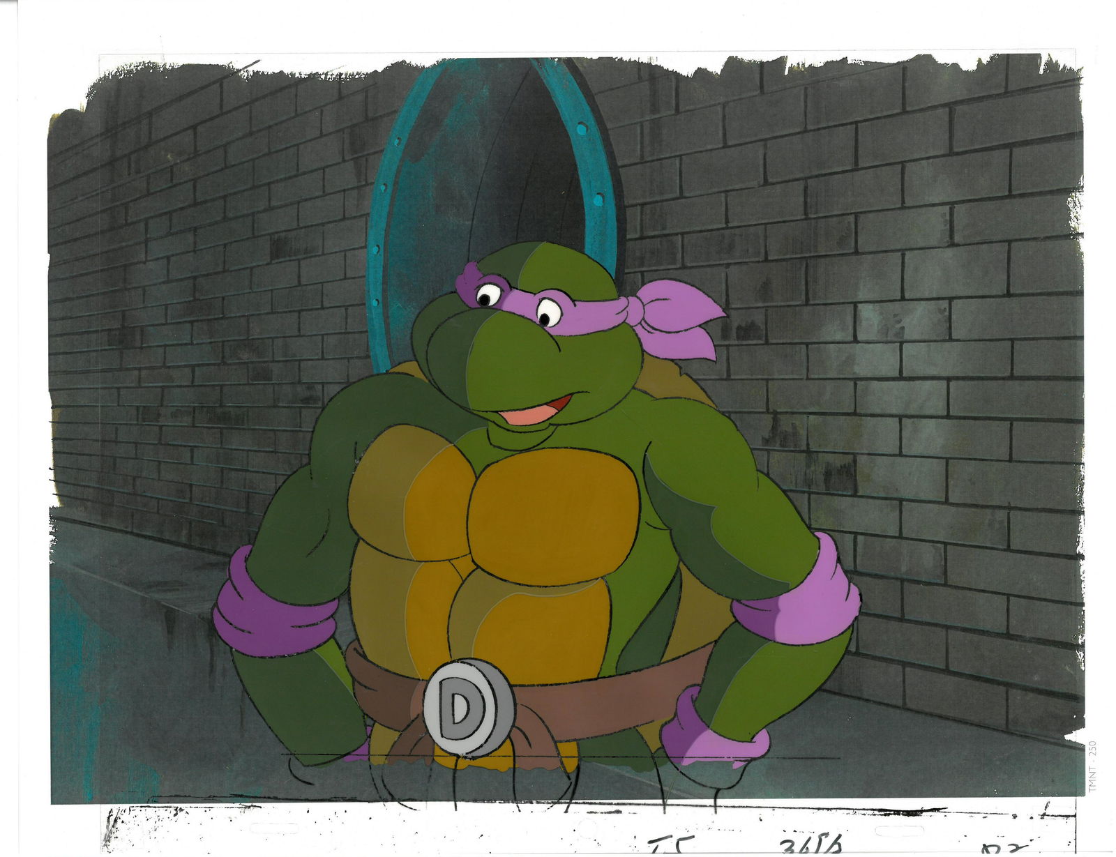 Donatello of (TMNT) Turtles- Original Production Cel (1 of 1)