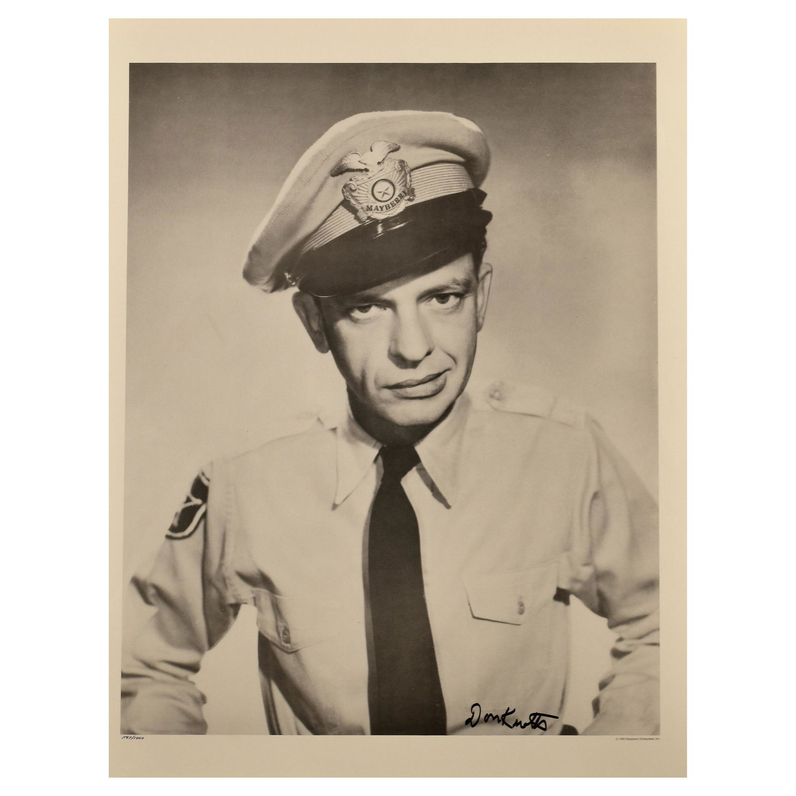Barney Fife - Andy Griffith Signed Limited Edition (1 of 4)