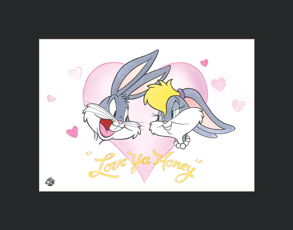 Love Ya Honey- L.E. Water Color Lithograph Matted (1 of 1)