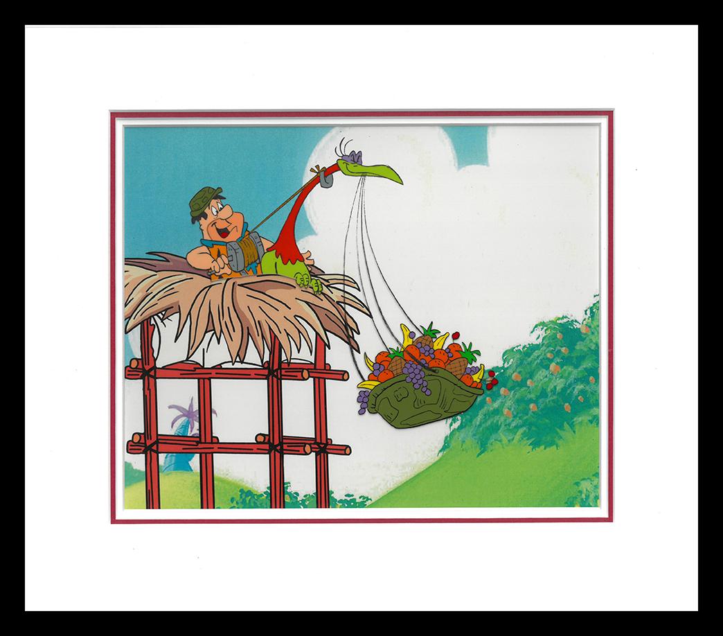 Flintstones Original Prod Cel and Drawing- Fruity Fizz (1 of 2)